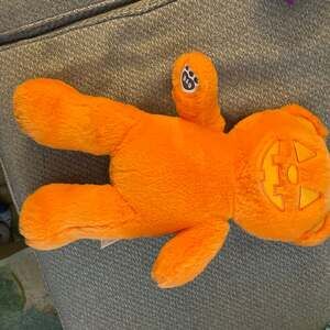Build-A-Bear Halloween Pumpkin Glow Teddy Bear Plush
